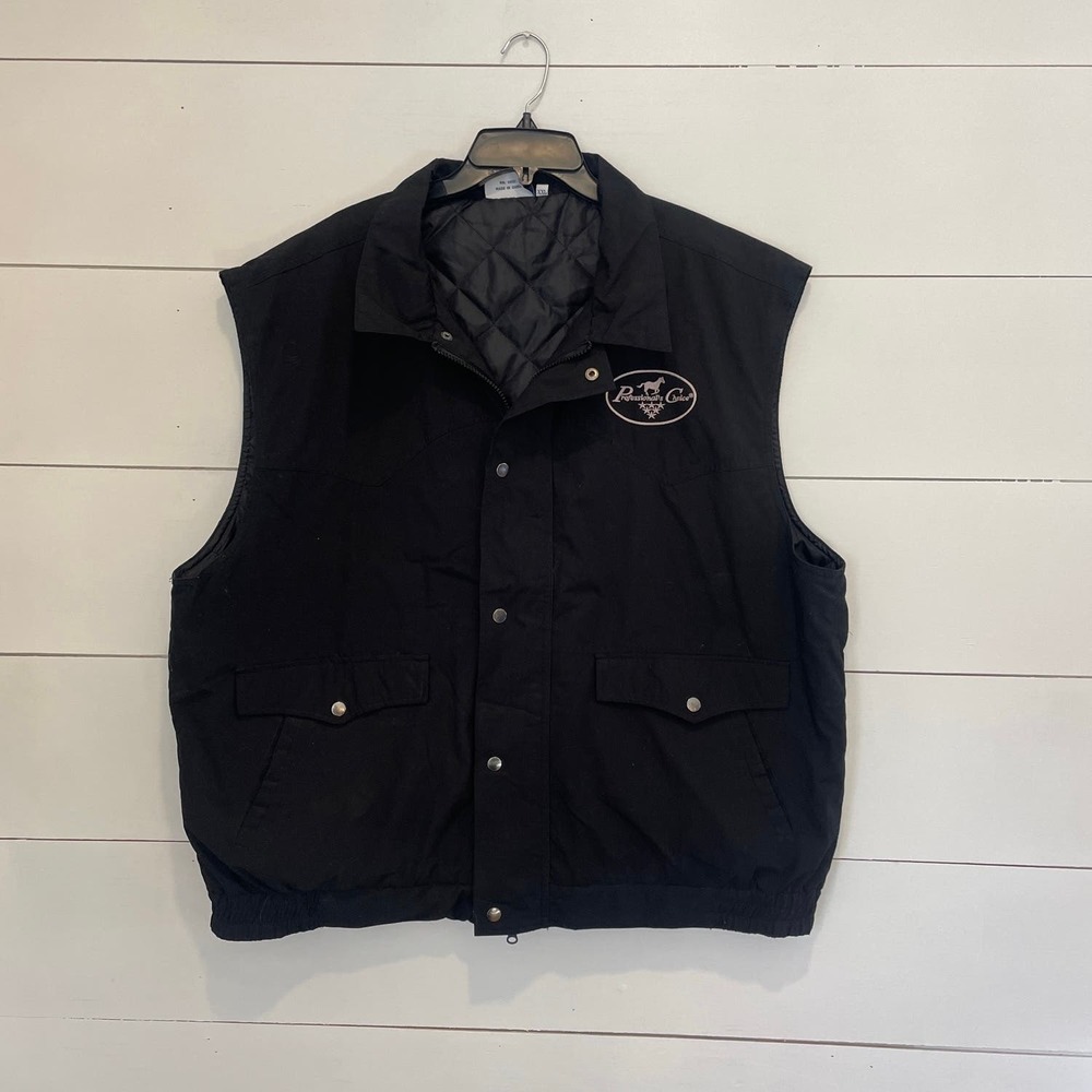 Mens Professional's Choice Western‎ Outerwear PC-Vest Full Zip Snap Vest 2XL